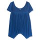 thumbnail image 1 of Blusa de punto con encaje de diamantes Aeropostale para mujer azul XS, 1 of 2