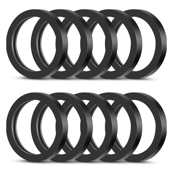 10pcs Car Fuel Gasket Replacement Parts Black O-Ring Rubber Gasket Oil Drum Gas Can Outlet Seal