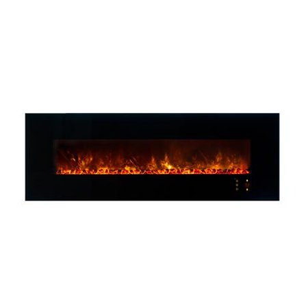 Modern Flames Ambiance 80 Clx Electric Fireplace With Black Glass