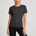 thumbnail image 2 of DHFJKG Workout Tops For Women Athletic Running Gym Yoga Breathable Quick Dry T Shirts Short Sleeve Crew Neck Activewear Tees, 2 of 6