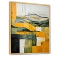 thumbnail image 2 of Designart "Yellow And Green Pastoral Bold horizon IX" Abstract Floater Framed Canvas Wall Art, 2 of 7