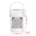 thumbnail image 3 of Portable Air Conditioners Cooling Fan Personal Conditioner, Portable Cooler, Mini Cooler, Personal Evaporative Cooler, Humidifier, Purifier With 7 Colors LED Light, 3 Speed Desktop Fan For Home, Roo, 3 of 8