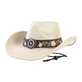 thumbnail image 1 of Chapeau de Cowboy Style Frontière Occidentale pour Usage Quotidien en Extérieur avec Influence Jazz Classique, 1 of 6