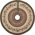 thumbnail image 2 of Holly Berry Jute Stencil Mini Tree Skirt 21, 2 of 4