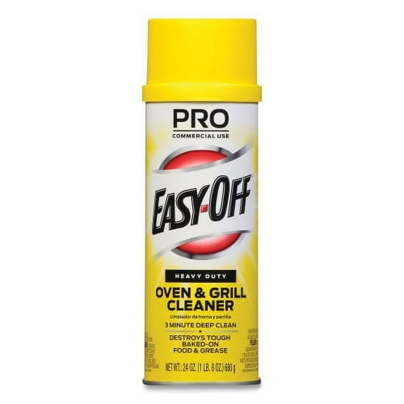 EASY-OFF Oven and Grill Cleaner, Unscented, 24 oz Aerosol Spray, Each