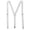 White, variant on CTM 1-Inch Wide Elastic Clip End Suspenders (Men)