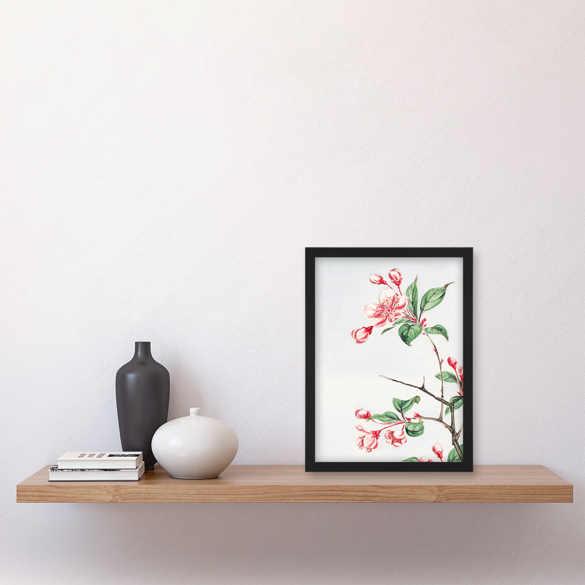 Artery8 Megata Morikaga Kaido Crabapple Flower Bloom Framed Wall Art Print Home Décor A4