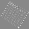 thumbnail image 1 of Acrylic Magnetic Calendar Weekly and Monthly Planner 40x30cm Clear Dry Erase Board for Fridge, 1 of 7
