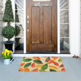 thumbnail image 5 of Yayeee Doormat for Indoor Entrance 32" x 20" Non Slippery Floor Rug, Green Retro Autumn Leaves, 5 of 8