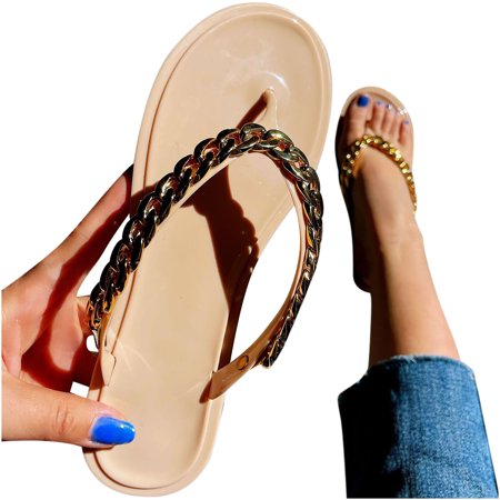 

Women s Slide Sandals - Rhinestone Dressy Bohemian Slip On Flat Sandals Cute Low Wedge Flip Flop Thong Summer Open Toe Sandal Shoes