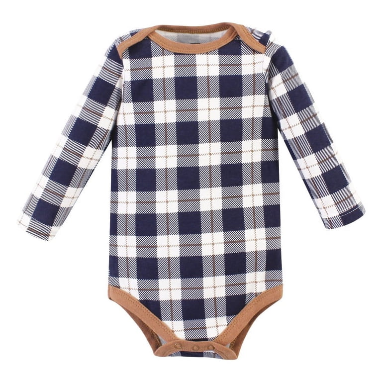 Hudson Baby Infant Long-Sleeve Bodysuits, 5-Pack photo 7