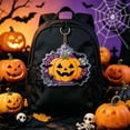 thumbnail image 3 of Ailezt Halloween Decor Halloween Acrylic Hanging 4 Different Designs 15cm Cute Pumpkin Skeleton Pendant Trick Or Party Window Door Hanging OPP Packagin, 3 of 4