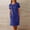 B9 Navy womens summer dresses clearance under $5, variant on Women Dresses under $10! Cagogo Linen Cotton Dress for Women Button Shirt Dress Short Sleeve Round Neck Dressy Casual Midi Knee Length Dresses with Pockets