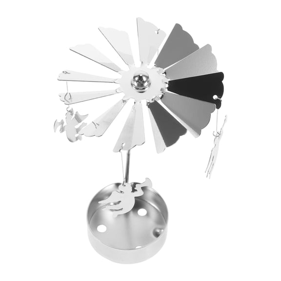 OULII Rotating Metal Candle Holder for Valentine's Day Romantic Couples, 1 Piece Decorative