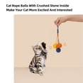 thumbnail image 3 of Cuerda para gatos RORIPOPPU para colgar bolas de sisal hecha a mano, 3 of 7