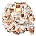 thumbnail image 4 of 35pcs-70pcs Cute Coffee Stickers Food Kids Stickers  Stickers DIY Stickers for Luggage Laptop Suitcase, 4 of 9