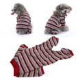 thumbnail image 4 of Pijama De Perro A Rayas, Mono De Cachorro De Moda De 4 Patas, Ropa De Dormir, Lavable A Máquina Para Uso Diario En Primavera ANGGREK S, 4 of 8