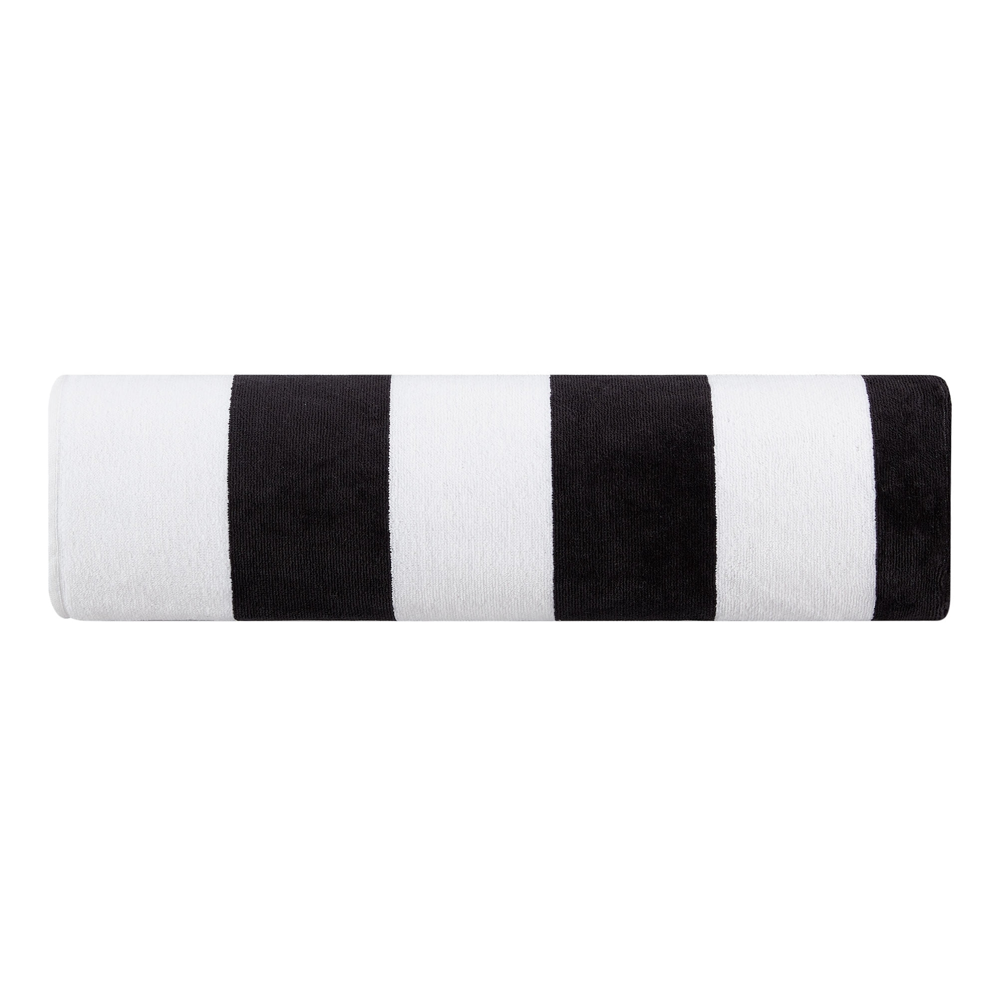 Better Homes & Gardens Rich Black Cabana 4-Pack 38â x 72â Reversible Beach Towels