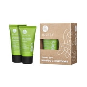 Luseta Macadamia & Argan Oil Shampoo & Conditioner Travel Set 2 x 1.01oz for Normal & Dry Hair - Sulfate Free Paraben Free