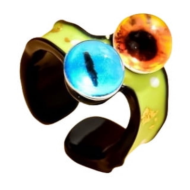 Lindo anillo de monstruo de gato lindo moda femenina anillo de dedo de dieta ajustable abierto anillo de personalidad de novias