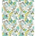 thumbnail image 3 of Ambesonne Floral Duvet Cover Sets, Flying Birds Butterflies, 2-Twin, Yellow Green Caramel, 3 of 4