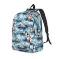 thumbnail image 1 of Balery Sea Marine And Lighthouse Mochila Clásica Impresa Básica para Viaje, Mochila Escolar Resistente al Agua, Mochila de Lona con Correas Ajustables-Medium, 1 of 5