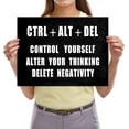 thumbnail image 6 of Motivational CTRL+ALT+DEL Classroom Positive Quotes Inspirational Poster Canvas Prints Wall Art for Office Living Room Home Decorations, 6 of 6