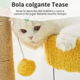 thumbnail image 4 of Rascadores para Gato, Torre para Gato de 67cm de Altura, Árbol para Gatos con Hamaca para Descansar y Postes de Sisal, Juguete Colgante, Ideal para Gatos de Todas Las Edades, 4 of 7