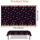 thumbnail image 2 of Halloween tablecloth, black Halloween tablecloth 130*220 cm, Halloween tablecloth, black spider web tablecloth, gothic Halloween tablecloth, Halloween, 2 of 4