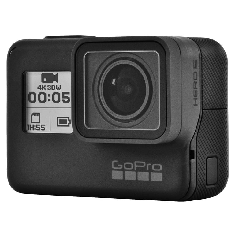 GoPro HERO5 Hero 5 Black Edition Action Camera with 64 GB MicroSD + Charger  + Card Reader + Large Case + Handle + Tripod