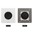 thumbnail image 3 of Grommet Wall Plate PC Wall Panel with 1.5 Inch Rubber Cable Through White 2 Pcs, 3 of 4