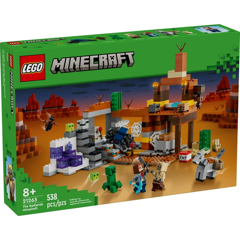 LEGO Minecraft The Badlands Mineshaft Video Game Toy, Mining