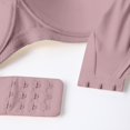 thumbnail image 6 of iHPH7 Women's Underwire T-shirt Bra Lightly Lined Full Coverage Smooth Cups Adjustable Straps Breathable Everyday Comfort Bras Purple 90C, 6 of 8