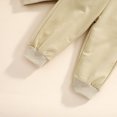 thumbnail image 4 of Gibobby Conjunto con capucha para niño Niñas Casual Mangas largas Dibujos animados lindos Estampados de Sudaderas con gancho Pantalones 2 piezas(Caqui,18-24 Meses), 4 of 4