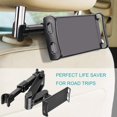 thumbnail image 4 of Support de Tablette pour Appuie-Tête de Voiture, Support de Cellulaire Universel pour Siège Arrière Timewall Pivotant à 360° Réglable, 4 of 5