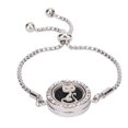 thumbnail image 2 of Stainless Steel Aromatherapy Locket Bracelet, Aromatherapy Locket Bracelet Stylish Adjustable  For Graduation For Daily Wear For Thanksgiving Party, 2 of 8
