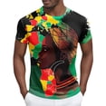 thumbnail image 1 of Tops para hombre, blusas y camisas de manga corta con cuello redondo para hombre Camisa de manga corta estampada para hombre Top/camisa de manga corta con cuello redondo Tops para hombre, 1 of 4