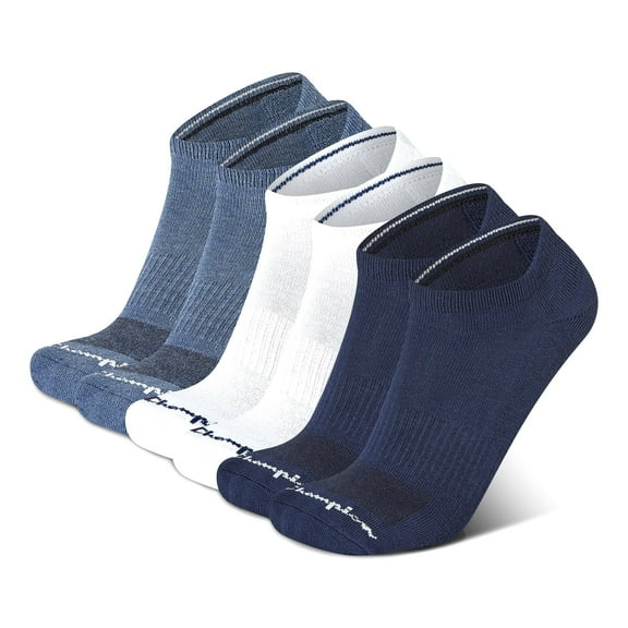 Champion Mens Low Cut, Blue Assorted, 6-12