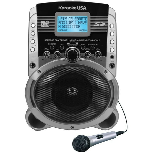 Karaoke USA Portable Karaoke MP3+G Player with Video Output Walmart