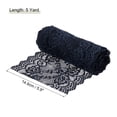 thumbnail image 2 of Uxcell 5.9 inch Wide Polyester Floral Pattern Lace Trim Ribbon for Sewing Making Navy 5 Yard, 2 of 7