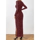 thumbnail image 4 of Vestido Maxi PRETTYGARDEN Ajustado para Mujer con Estampado Floral, 4 of 6