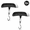 Black hook style, variant on Portable T-Handle Digital Hanging Scale 2-Pack, 50kg/110lb Capacity Electronic Luggage & Fishing Scale, Multi-Unit Conversion (kg/lb) with Stainless Steel Hook for Travel, Home & Outdoor Use