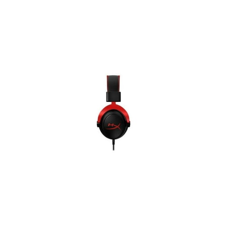 HyperX - Cloud II Wired Gaming Headset for PC, Xbox X|S, Xbox One, PS5, PS4, Nintendo Switch, and Mobile - Black/Red