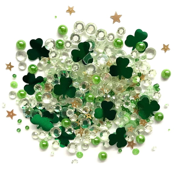 Buttons Galore Sparkletz Embellishment Pack 10g-Lucky Charms