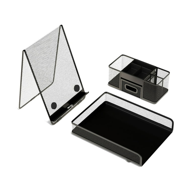Wire Mesh Copy Holder, Black Wire Mesh Copy Holder, Black