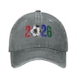 thumbnail image 1 of Gorra de béisbol ajustable para aficionados al fútbol y ropa para el día del partido 2026, 1 of 1