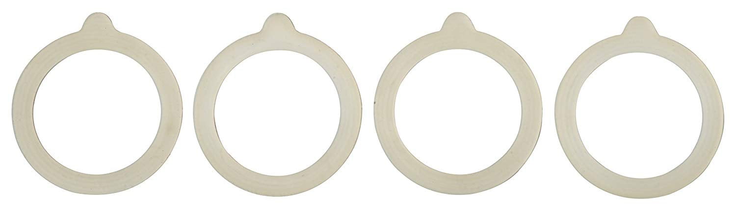 4-Pack Harold Silicone Replacement Gasket Seals For Regular Mouth Canning Jars