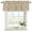 Light Green Light Pink, variant on Yellow Rose Curtain Valances for Windows, Kitchen Valance Window Treatments Panel 2 Pack, Farmhouse Romantic Botanical Floral Flowers Rod Pocket Short Curtains for Bathroom Bedroom 42 x 12 Inch