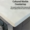 thumbnail image 5 of Dark Grey Double Bath Vanity 80 In. X 22 D With Marble Top, Faucet, 30 Mirrors - Scratch And Stain For Bathroom Durability Faucet ,, 5 of 6