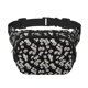 thumbnail image 1 of Fotbe Daisies Flowers Cangurera Cuadrada con Estampado de Doble Capa, Bolsa de Cintura Ajustable Mini para Hombres y Mujeres, 1 of 9